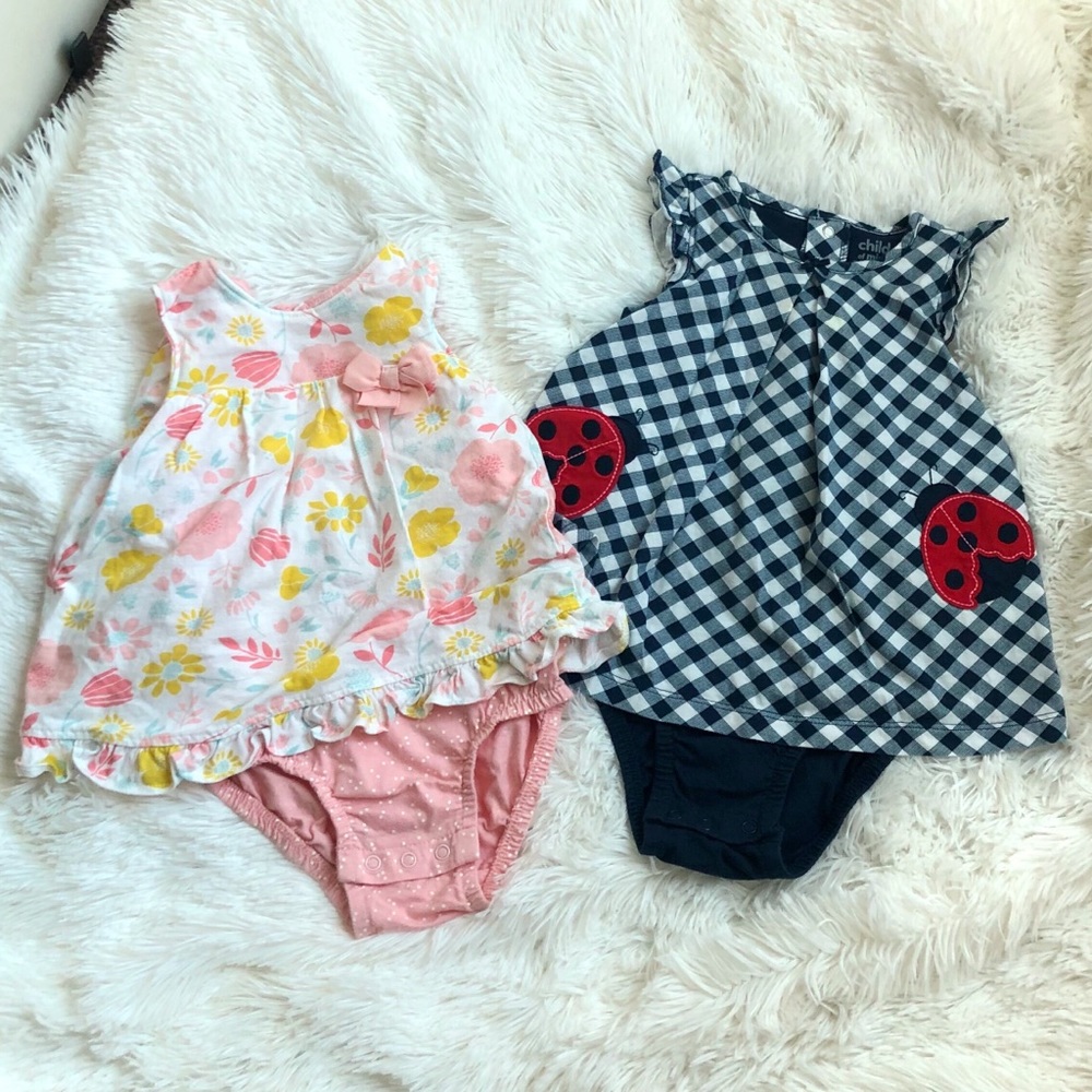 Set of 2 Carters baby Onesie/dress Size 18M